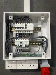 Low voltage distribution panel installation