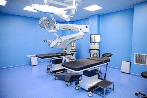 Eye theatre operating room fit-out at Ninewells